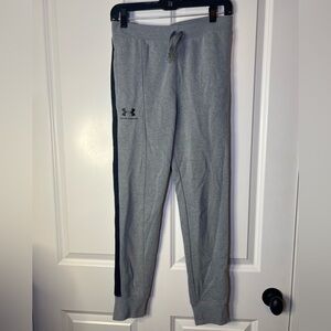 Under Armour Kids Gray and Black Joggers